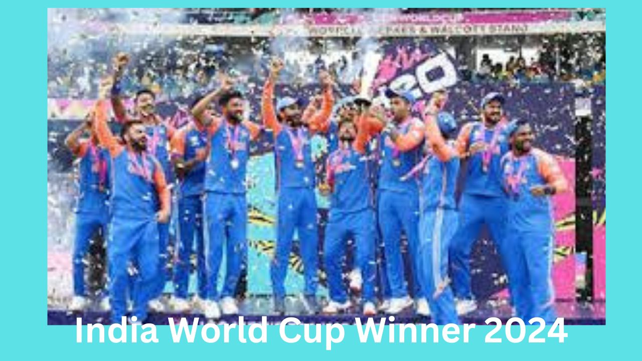 India Won T20 World Cup 2024 –