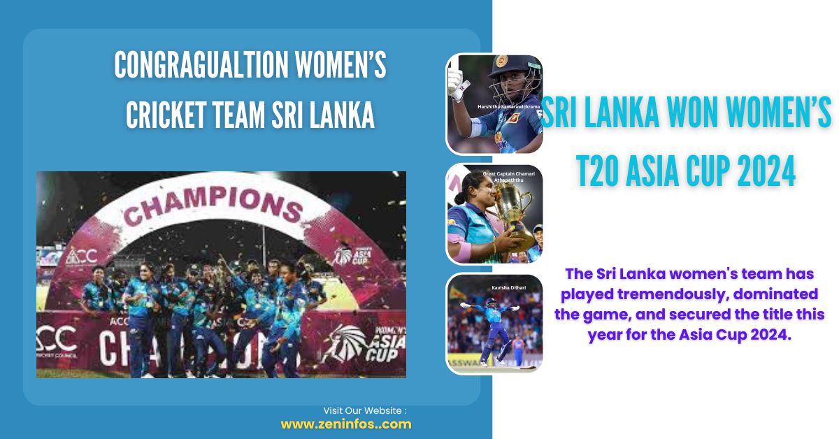 Sri Lanka Won Women’s T20 Asia Cup 2024