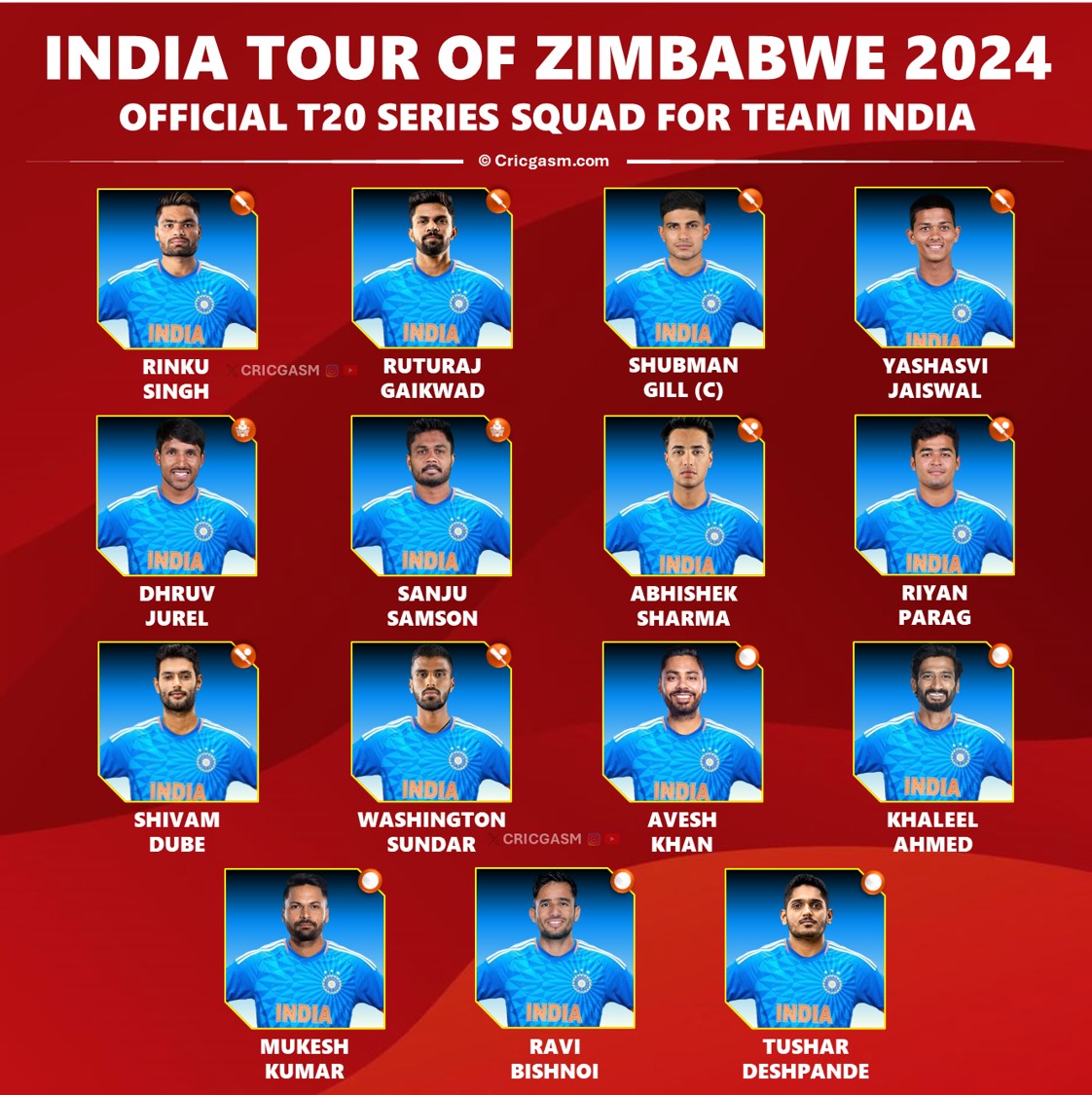 Zinbabwe Vs India 1st T20 – Harare