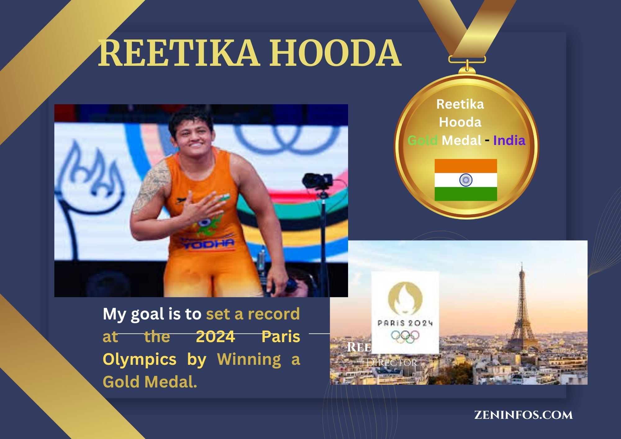 Reetika Hooda: India’s Last Hope for Olympic Gold in Wrestling at Paris 2024