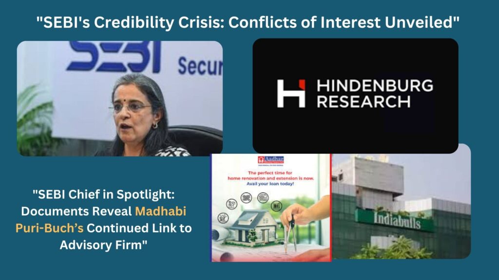 SEBI Chairperson Madhabi Puri Buch: Conflict of Interest Allegations