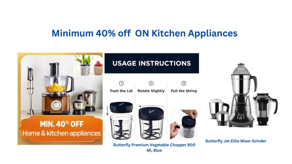 Minimum 40% Off on Home Kitchen Appliances