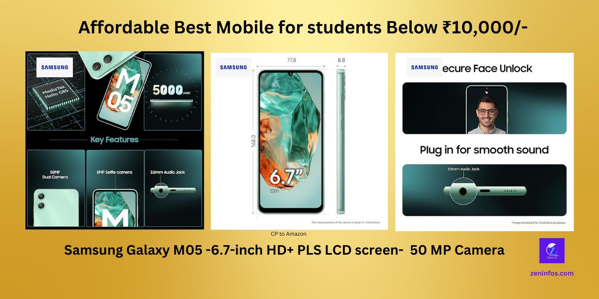 Best Mobiles for Students Below ₹10000 – Study and Entertainment